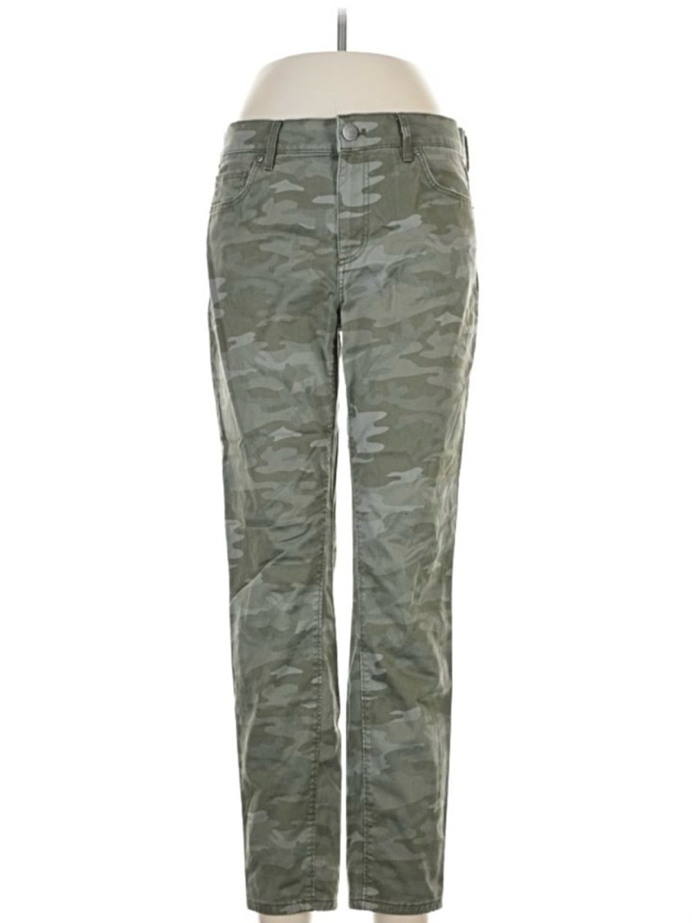 LOFT Olive Green Camo Pants
